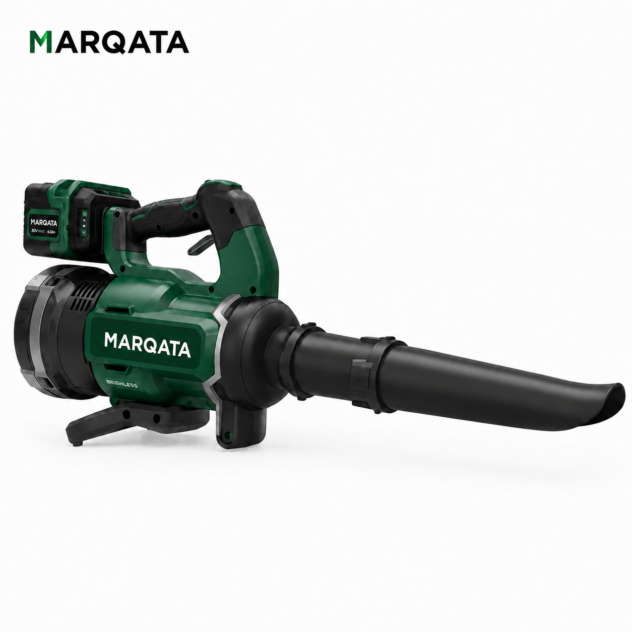 Marqata cordless leaf blower for clearing outdoor spaces