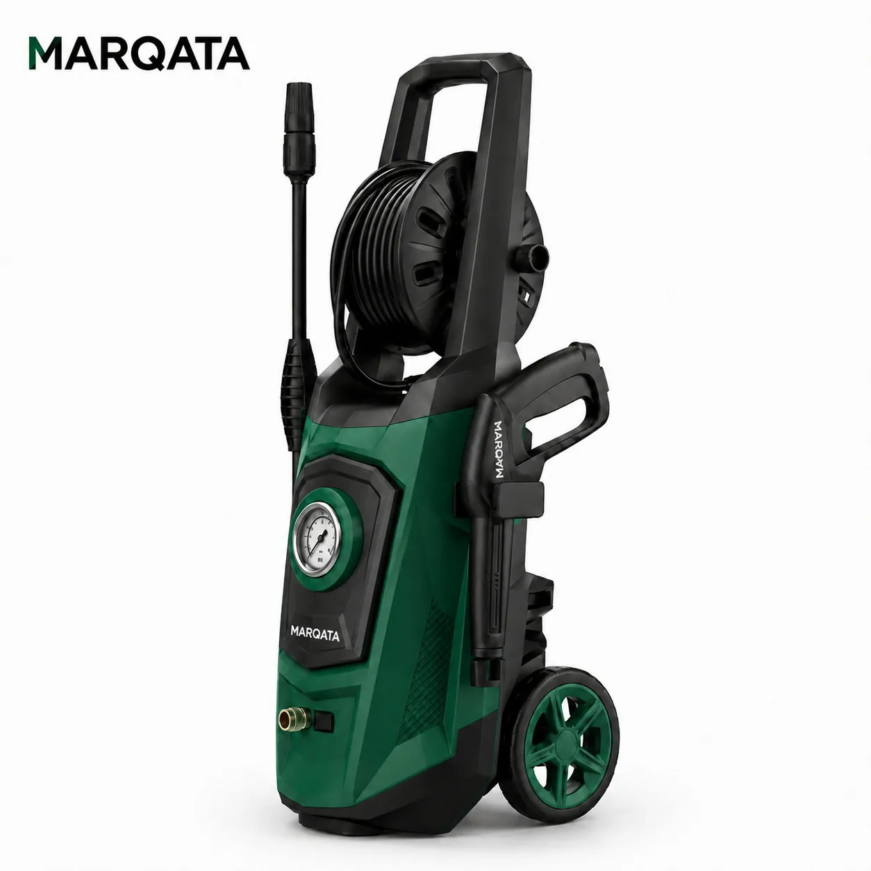 Marqata PowerFlow 1800W Electric Pressure Washer product image — side product view